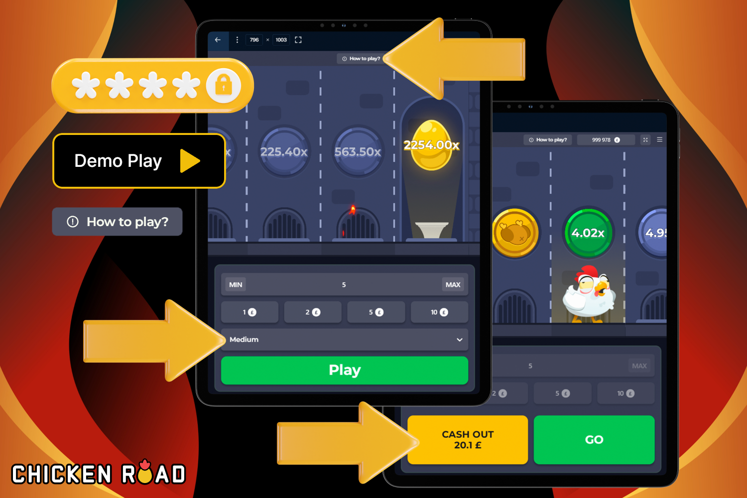 Tutorial on how to play Chicken Road demo for free