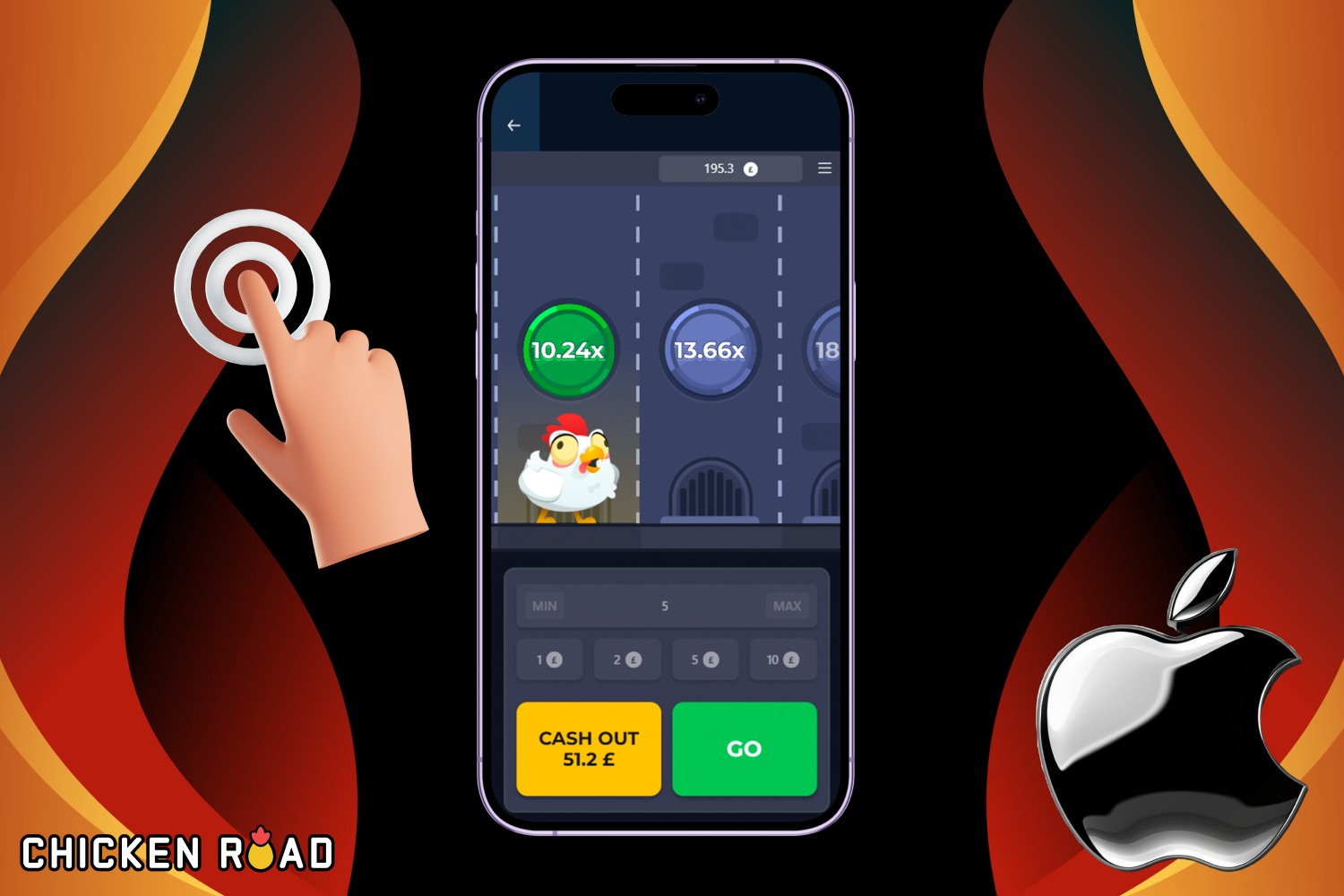 Launch the app and start mobile Chicken Road gaming